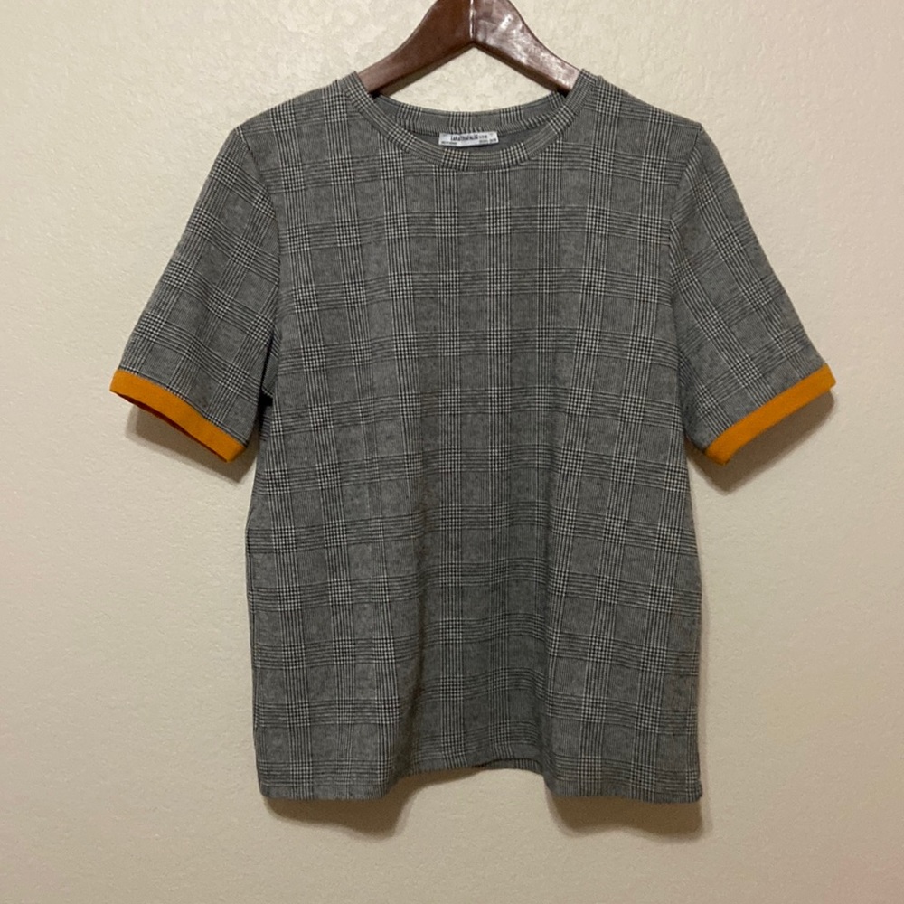Zara Tradaluc plaid tee